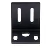 Soporte de Esquina para Rack de Receptor de Micrófono Inalámbrico Universal Orejas en L para Micrófono Accesorios de Fijación Estándar para Estuche de Vuelo 1U