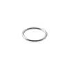 Anillo liso sencillo para mujer, diseño de nicho, simple y versátil, anillo único, accesorio de anillo de cola pequeño y delicado