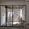 Directo de fábrica aleación de aluminio puerta de vidrio puerta corredera estrecha puerta moderna minimalista puerta insonorizada cocina balcón puerta corredera