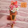 Soporte de Exhibición para Bebé Leche Caliente Modelo Soporte para Cono de Helado Soporte de Cono Puesto de Comerciante Hotel Snack Transparente