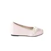 Sapatilhas estilo francês com laço e aumento de altura interna para mulheres, nova coleção outono 2026, sapatos de noite gentis e elegantes, sapatos Mary Jane estilo balé