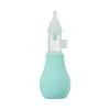 Aspirador Nasal para Bebé Aspirador Nasal de Silicona Tipo Bomba Manual para Bebé Limpieza de Succión Nasal para Recién Nacido Artefacto Aspirador Nasal