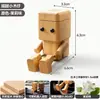 Figura de Madera Linda con Piernas que se Mueven para Ambientador de Coche, Decoración Creativa de Piernas que se Mueven para la Salida de Aire del Coche