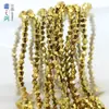 Contas pontudas de diamante lapidado com cor galvanizada por atacado novas contas de vidro cristal contas soltas acessórios de joalheria DIY