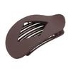Pinza de Pato Grande Plana Transfronteriza Pinza de Garra Ovalada para el Cabello Moda Europea y Americana Pinza de Garra para la Parte Posterior de la Cabeza Accesorio para el Cabello Francés Mate