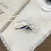 Pinza de Plátano con Lazo de Lunares de Satén Estilo Coreano para Mujer 2026 Nuevo Pinza para la Parte Trasera de la Cabeza Cola de Caballo Pinza Vertical para el Cabello Accesorios para el Cabello
