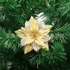 Decorações de Natal de Venda Quente Transfronteiriça Flor de Natal Bico de Papagaio Bico de Papagaio Combinação de Natal Decorações de Árvore de Natal