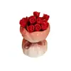 Juego de Tenedores de Fruta con Forma de Rosa para Uso Doméstico, Tenedores de Acero Inoxidable para Postre y Pastel de Alta Gama, Brochetas Seguras para Niños