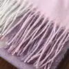 Novo cachecol xadrez de fábrica atacado para redes sociais, cachecol xale de cashmere sintético de alto nível para mulheres, importação transfronteiriça, estilo coreano ins