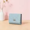 Cartera Acolchada para Mujer Estilo Japonés Inspirada en Chanel, Tacto de Alta Gama, -1925.999999999% de descuento Plegable Corto Lujo Minimalista Billetera para Monedas, Transfronterizo
