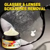 Crema reparadora de rayones para gafas KineShineX, crema pulidora de lentes, cera reparadora de armazón metálico, anti-rayones y anti-desgaste