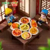 Cena de Jantar de Ano Novo Chinês em Miniatura: Figura Criativa e Realista de Peixe em Conserva, Acessórios de Decoração DIY