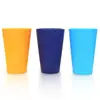 Venta Caliente en Amazon Taza de Silicona de 480ml Color Mixto Copa de Vino Tinto de Silicona Resistente a Caídas Copa de Cerveza de Goma Suave Taza de Agua Portátil