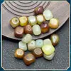 Pulsera de Hilo de Semillas de Colores con Perlas Dispersas de Jade Hetian de Cáscara de Xinjiang para Pulsera DIY Wen Play Accesorios Lote Disperso