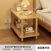 Mesita de noche para dormitorio de apartamento de alquiler, Gabinete de noche simple, Armario de almacenamiento de mesita de noche, Mesa auxiliar de madera para el hogar en la sala de estar, Mesa cuadrada pequeña