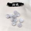 Rodada Bead Cheongsam Plate Button Bead Retro Tang Suit Imitação Jade Botão Hanfu Anti-walking Botão Perolado Botão Redondo