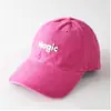 Boné de Beisebol de Cor Sólida com Top Macio e Bordado de Letras Tridimensionais para Homens e Mulheres, Simples Casual Versátil Protetor Solar Boné Bico de Pato