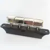 Interruptor de chave de 4 velocidades 3 velocidades ventilador elétrico espremedor 1A 250VAC interruptor de chave tampa de chave galvanizada