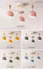 Novo lustre de coroa minimalista, luminária de sala de jantar estilo nórdico em ferro forjado, luz LED de economia de energia, lustre de cristal para quarto de princesa, estilo mid-century na cor creme