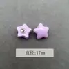 Hebilla de Resina con Forma de Corazón Estrella Oso con Hebilla de Pie Botones Decorativos para Camisa de Niños Cárdigan de Punto Chaqueta Ropa