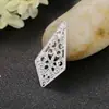 Peça de Ferro Padrão Totem Retangular Redondo Losango Embossado DIY Acessórios de Cabelo para Trajes Antigos Acessórios para Penteado de Noiva Material