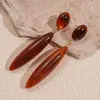 Pendientes de Acrílico con Colgante de Aguja Plateada Nuevos Pendientes Dulces y Frescos Lujo Accesible Diseño de Pendientes de Gama Alta Nicho
