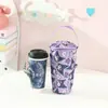 Linda Bolsa Isotérmica para Té de Leche, Bolsa Refrigeradora Portátil con Forma de Corazón Femenino, Bolsa Tote Conveniente para Bebidas Frías de Verano