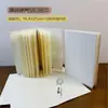Yuanmu Blanco Cubierta Dura Libro de Dibujo en Blanco Libro Pop-up Página Interior Extra Gruesa Página de Mariposa Papel Rugoso Adecuado para Cualquier Material de Pintura