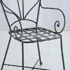 Subei Home Mesa de Centro de Metal Forjado Estilo Europeu Artesanato de Ferro Forjado Tamborete Plano Mesa de Ferro para Bar Sala de Estar
