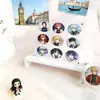 Soporte de Exhibición de Insignias de Acrílico Personalizado de Nueve Rejillas Cuatro Rejillas Transparente Estante de Exhibición de Almacenamiento de Insignias Adorno de Escritorio