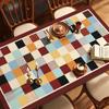 Jogo Americano de Mesa de Jantar Moderno Americano Impermeável, à Prova de Óleo, Anti-Escaldante, Toalha de Mesa Sem Lavagem, Jogo Americano de Mesa de Centro, Protetor de Mesa de Alto Padrão