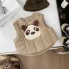 Chaleco acolchado de invierno para bebé 2025 Nuevo estilo coreano para niño de bebé Lindo de dibujos animados Grueso cálido Chaleco exterior