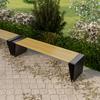 Caja de Flores para Exteriores Personalizada por el Fabricante Combinación Canaleta de Flores Impresa para Mercado Patio Exterior Plantación Asiento de Parque Patio Exterior