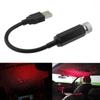 Manguera USB en línea luz de cielo estrellado para coche cielo estrellado multipatrón cielo estrellado superior luz de techo decorativa para ambiente interior de coche