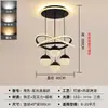 Lustre moderno de LED para sala de jantar, design simples para apartamentos, salas de estar, lojas de roupas, balcões de bar e escadas, disponível para e-commerce transfronteiriço