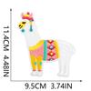 Pegatinas de tela bordadas de camello del desierto decoración de ropa lindas pegatinas de parche de alpaca etiqueta bordada de computadora pegatinas bordadas de cordero