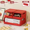 Caixa de armazenamento de mesa, porta-canetas de plástico dobrável para estudantes, porta-arquivos de papelaria, estante organizadora de armazenamento de papel A4 para mesa de escritório multicamadas