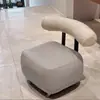 Taburete Bajo con Ruedas y Respaldo para Sala de Estar, Uso Doméstico, Ruedas Giratorias, Taburete para Sofá, Taburete Móvil, Silla Pequeña para Cambiarse los Zapatos en la Entrada