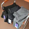 Calças soft shell elásticas à prova d'água para escalada e corrida masculinas 2803