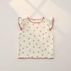 Chaleco para Bebé Tipo a Algodón Puro Chaleco Interior para Bebé Niña Protección para el Vientre para Fondo Niño Chaleco Pequeño Niños Verano