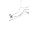 Collar Passepartout Letra G Estilo Coreano Dulce Fresco Chica Picante Acero de Titanio Cadena para Clavícula Todo-partido para Mujer Diseño de Nicho