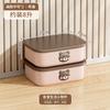Caja de Almacenamiento de Escritorio para Sala de Estar en Casa con Tapa Gran Capacidad Caja de Almacenamiento de Juguetes Plástico Engrosado a Prueba de Polvo Caja de Almacenamiento de Ropa
