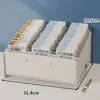 Caja de Almacenamiento de Guías de Envío Express Caja de Escritorio con Múltiples Compartimentos Caja de Almacenamiento para Teléfono Soporte para Teléfono Caja para Película Templada de Pantalla