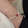 Chingheng S925 Sterling Silver Mão-tecido Ping An Joy Pulseira Moda Nacional das Mulheres Novo All-match High-end Jóias