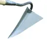 Enxada de Trincheira Espessa Triangular Enxada Arada à Mão para Afofar o Solo e Fazer Trincheiras Ferramenta de Arado de Aço Manganês Ferramenta Agrícola Espessa