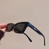 Gafas de Sol de Prescripción Estilo Jennie 49 para Mujer, Montura Cuadrada Vintage de Alta Gama, Gafas de Sol Polarizadas de Moda para Caras Pequeñas
