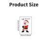 Shangyi SPZ-KG202 Pegatinas de pared de Papá Noel de Navidad PVC autoadhesivo decoración de interruptor fabricantes venta al por mayor pegatinas de interruptor