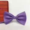 Corbata de moño para niños poliéster seda actuación color caramelo guapo marea tesoro corbata de moño mascota venta al por mayor