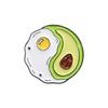 Medalla Fresca Nueva Transfronteriza de Aguacate Top Falda Jk Serie de Frutas de Dibujos Animados Broche Decorativo Fijo Joyería