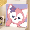Venta al por mayor de fábrica pintura al óleo digital pintura decorativa lindo personaje de dibujos animados pintura para colorear a mano DIY pintura hecha a mano para niños pintura simple